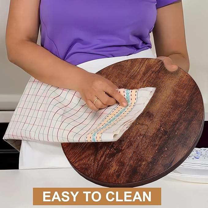 [ 2 Pack ] 12-inch Lazy Susan Organizers, ACIAZAAZ Lazy Susan Turntable for Cabinet, Kitchen Turntable Storage for Table, Countertop, Pantry