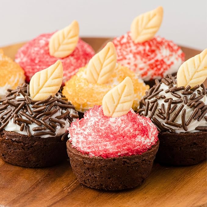 Sweets Indeed Sprinkles 6 Cell Edible Sprinkle Mix Jimmies Perfect for Cake Decorations Baking Ice Cream Cookies Cupcake Topper (Fall)