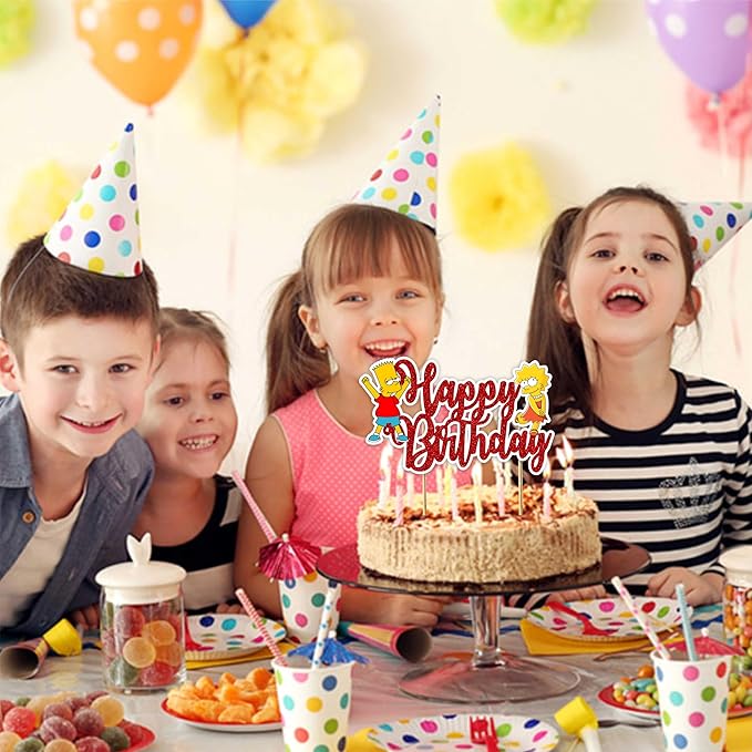 Seyal® Brt Simpson Happy Birthday Cake Topper