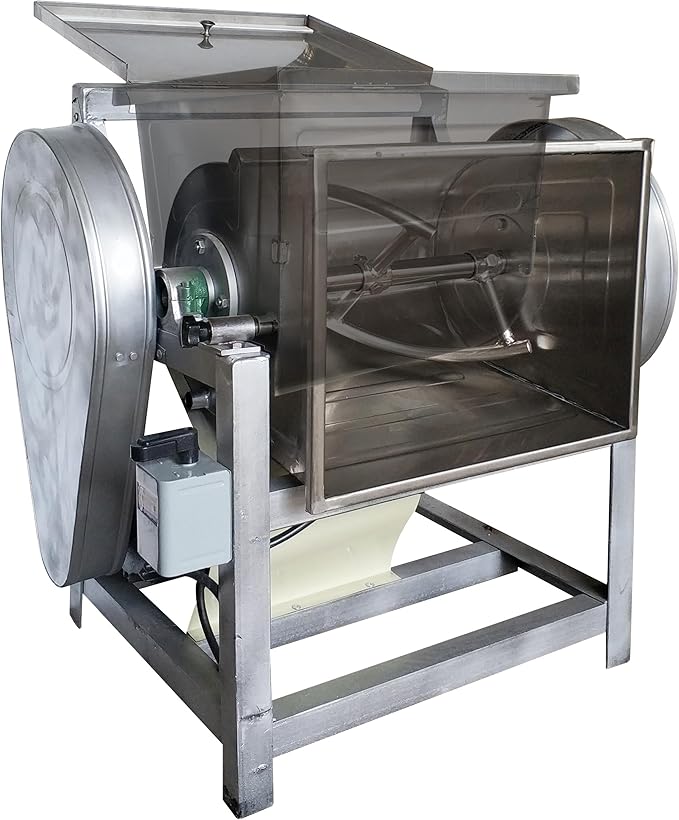 Commercial Dough Mixer, 15KG Stand Spiral Food Flour Mixer Dough Kneading Machine with 15.5 x 12 x 14inch Bowl Size and 90 Degree Tilt for Schools, Restaurant, 110V ﻿