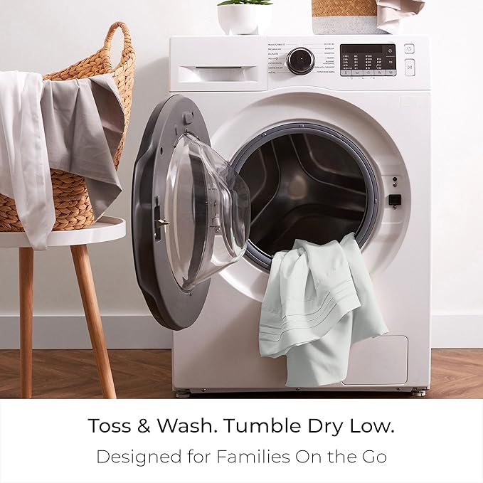 Mellanni California King Sheets Set - 4 PC Iconic Collection Bedding - Hotel Luxury, Extra Soft, Cooling Bed Sheets - Wrinkle, Fade, Stain Resistant (Cal King, Ivory)