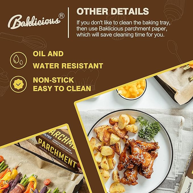 Unbleached Parchment Paper Roll for Baking, 2 Pack of 15 In X 210 Ft Non-stick Baking Parchment Paper, Food Grade Cooking Paper for Baking Bread, Cookies,Pans, Oven, Air Fry