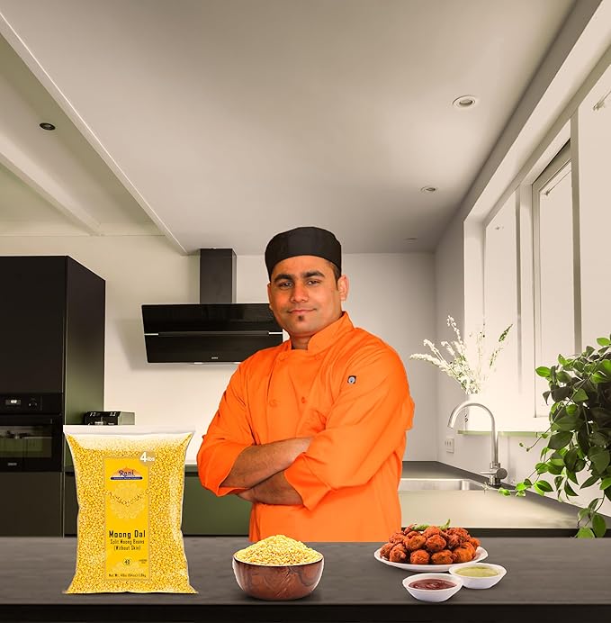 Rani Moong Dal (Split Mung Beans Without Skin) Lentils Indian 64oz (4lbs) 1.81kg Bulk ~ All Natural | Gluten Friendly | Non-GMO | Kosher | Vegan | Indian Origin