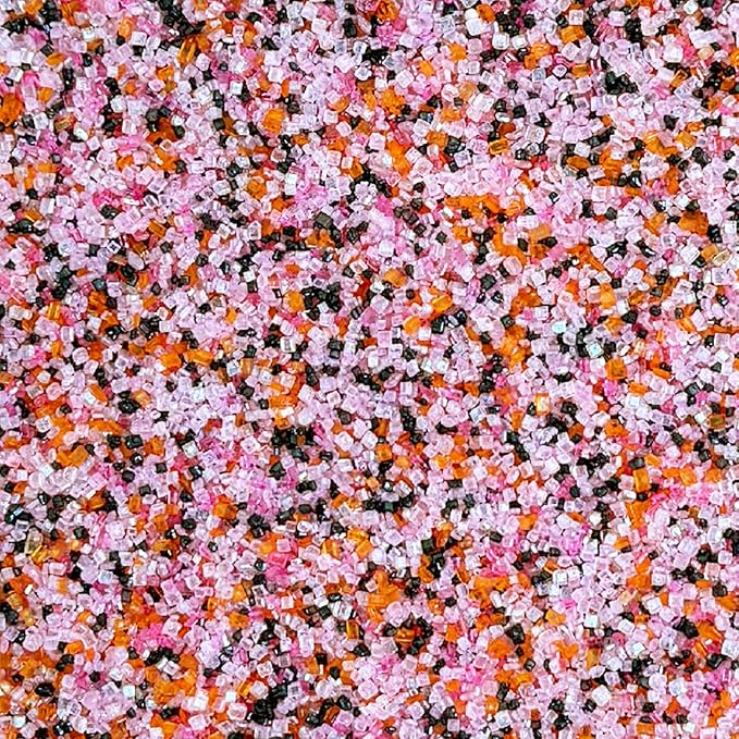 Fancy Sprinkles Limited Edition Halloween Screamsicle Sugar (4 OZ)