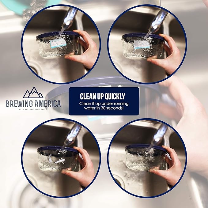 Dissolvable Food Labels for Canning, Pantry, Food Containers, and Mason Jar Food Prep Storage and Organization - Made in USA - Completely Washes Away -250 Labels - 2 Inch Round