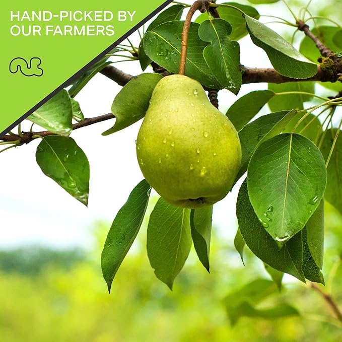 NUT CRAVINGS - Sun Dried California Pears, No Sugar Added (80oz, 5 LB, Bulk) Bulk Dry Fruits Packed Fresh in Resealable Bag - Sweet Healthy Snack, Naturally Grown, Vegan, Kosher