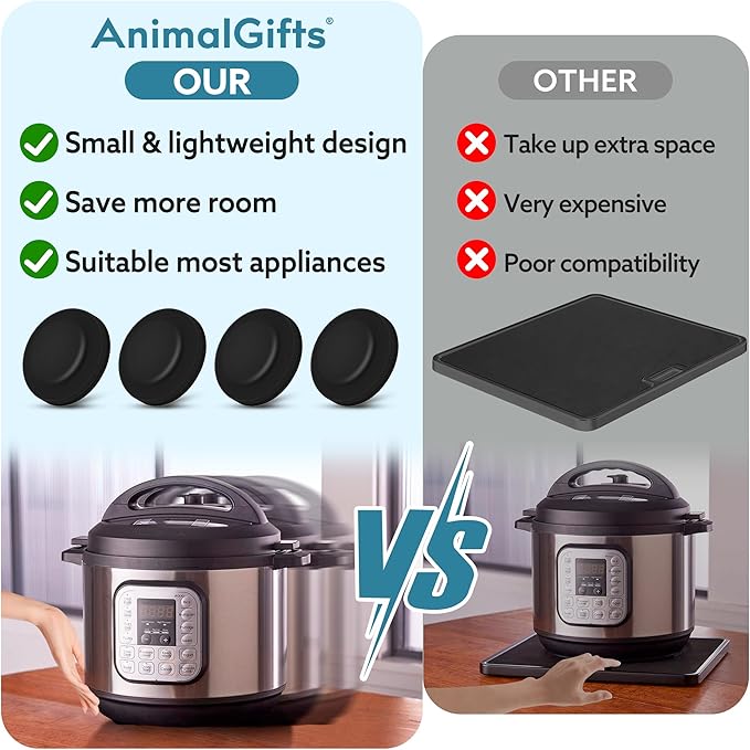 Appliance Sliders for Kitchen Appliances 24 PCS Self-Adhesive Small Accessories Hacks Easy to MovIing & Space Saving Kitchen Must Have Gadgets