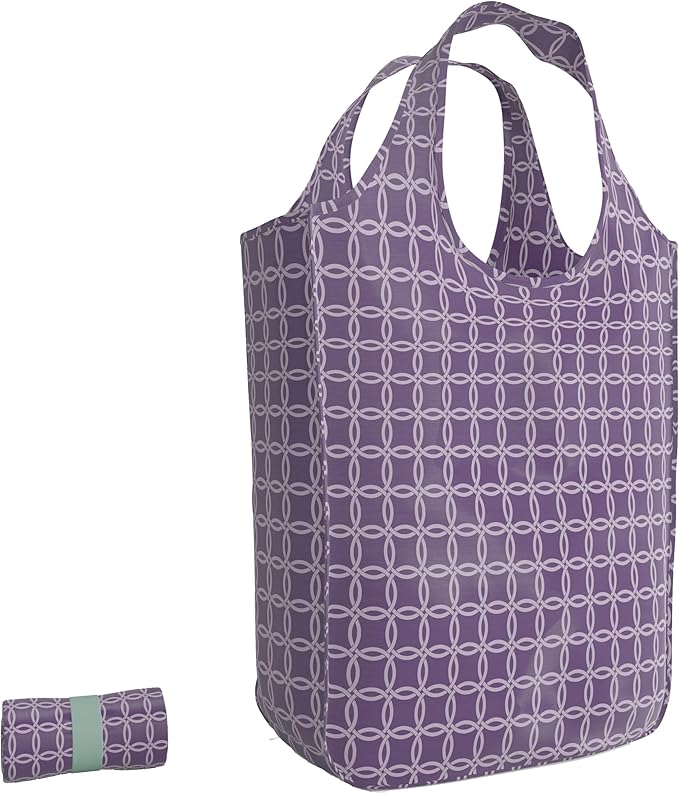 Reusable Grocery Bag - Stylish Shopping Bag for Groceries - Foldable Tote Bag - Medium Size