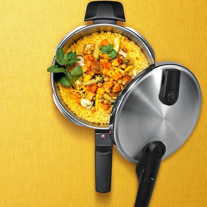 Fissler Vitaquick Premium Pressure Cooker Set, 8.5 Quart and Glass Lid