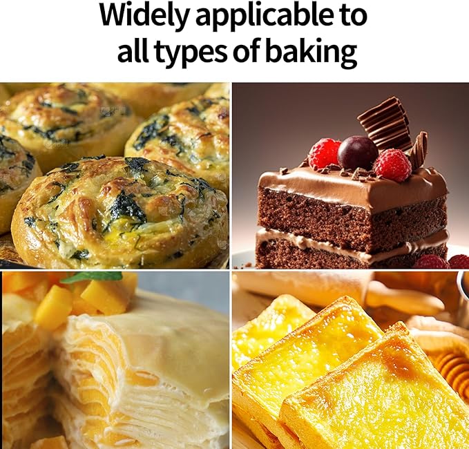 Silicone Baking Mold, Detroit Style Pizza Pan, Rectangular Baking Dish with Handles, Compatible with Fancy Panz, for Lasagna, Cake, Brownie or Family Dinner, 12.6 x 9.8 x 2.1 Inch (2 Pack, Grey)