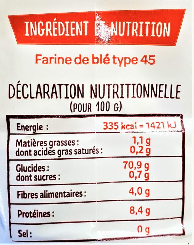 Francine Farne de Ble Bio - French All Purpose Flours 3 Packs (All Purpose Wheat (T45))