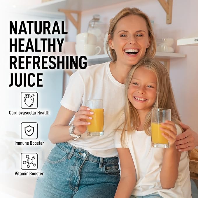 Zulay Electric Citrus Juicer - Makes Fresh Orange, Lemon, Grapefuit, Lime - Stainless Steel, 160W Quiet Powerful Motor, Interchangeable Cones - Filters Out Seeds & Pulp - Dishwasher-Safe Parts - Black