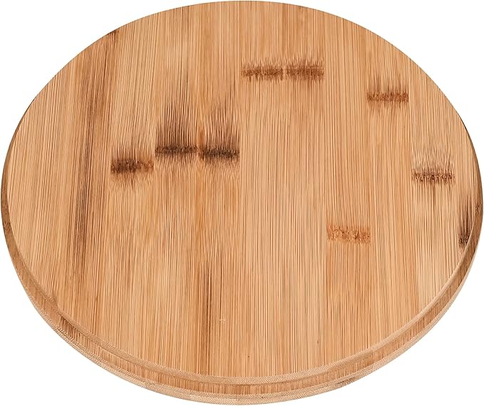 Bamboo Fiber Salad Bowl with Servers Set Large 9.8inches Nature Bamboo Mixing Bowl with Servers with Lid Spoon and Fork for Fruits,Salads and Vegetables