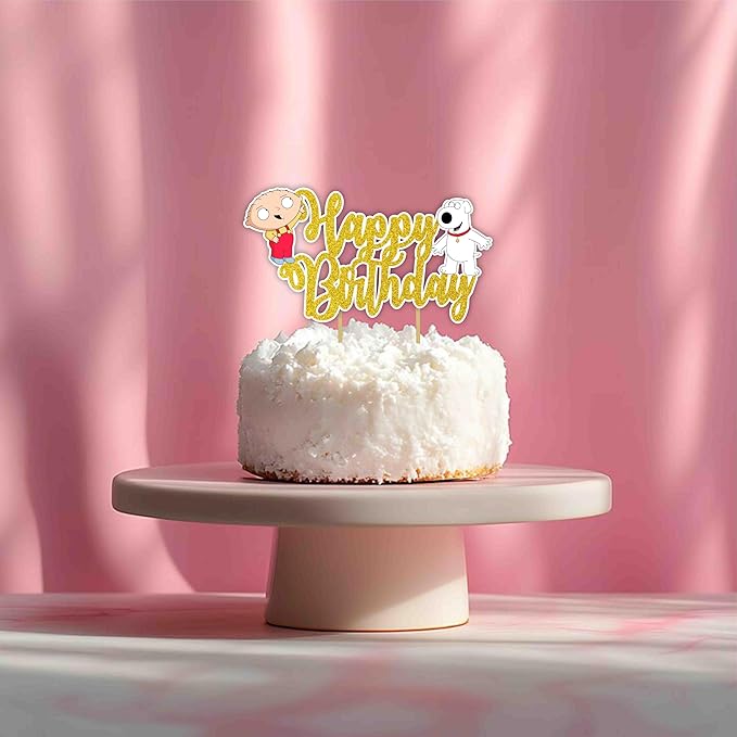 Seyal® Stewe Grifin Happy Birthday cake topper