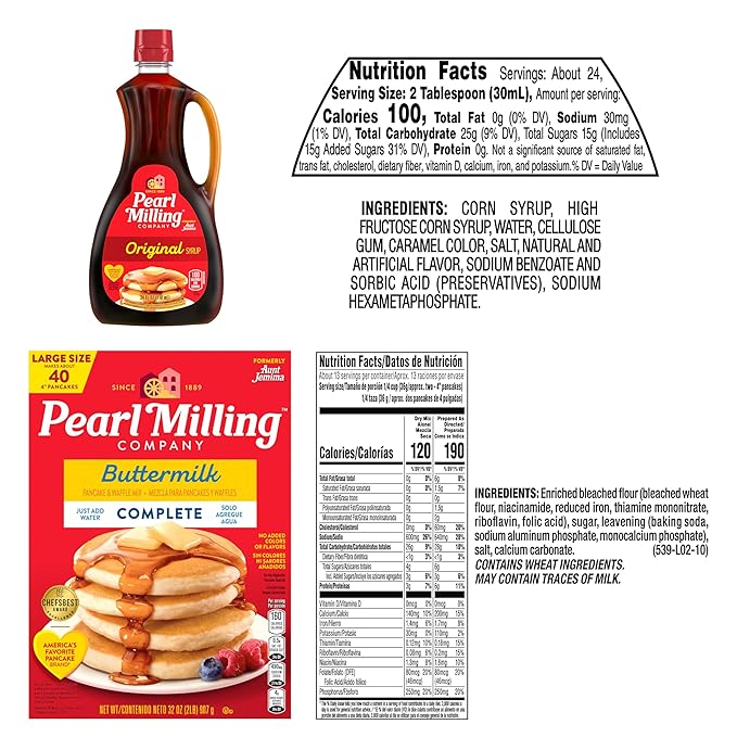Pearl Milling Company, Syrup & Mix Combo