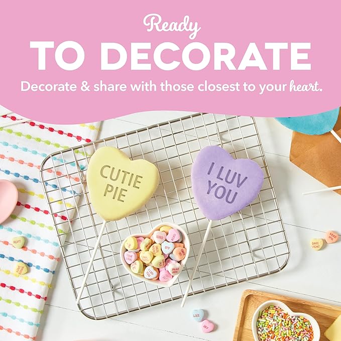 DASH Mini Heart Waffle Maker - 4" Heart-Shaped Waffles, Nonstick, Yellow, Perfect for Kids & Families, Valentines Day - Cutie Pie