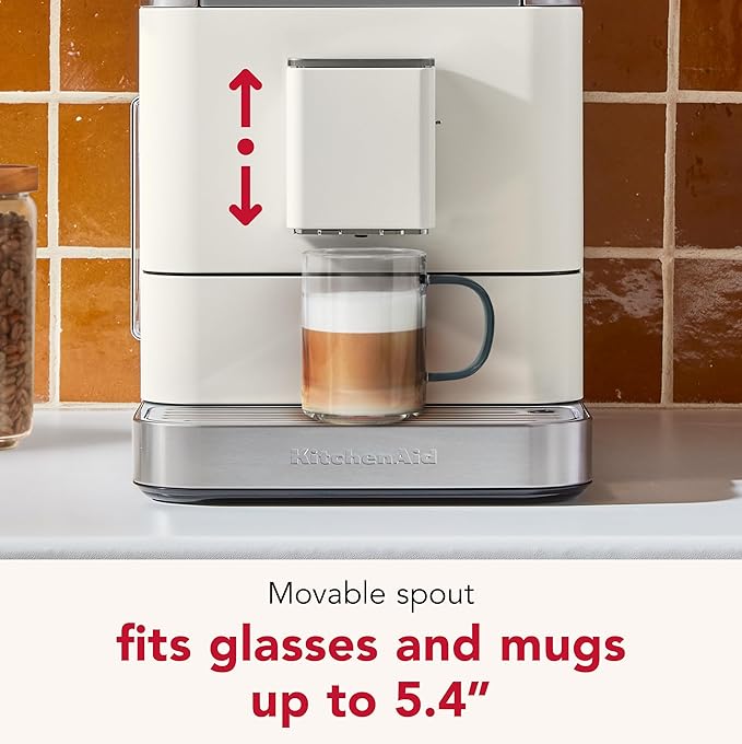 KitchenAid Fully Automatic Espresso Machine KF6, KES8556PL, Porcelain White