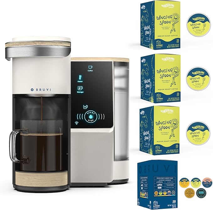 Starter Bundle with 80 B-Pods (20 ct Variety Pack and 60 Wonderland Dancing Spoon coffee)