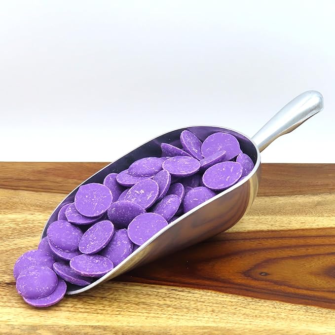 MERCKENS Coating Wafers, Orchid Color Melting Chocolate, 1 Pound Package