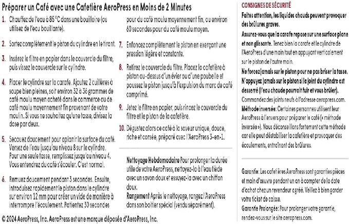 AeroPress Clear XL Coffee Press – 3 in 1 Brew Combines French Press, Pourover, Espresso, Full bodied smooth coffee without grit or bitterness, Portable Coffee Maker for Home, Office, Camping & Travel