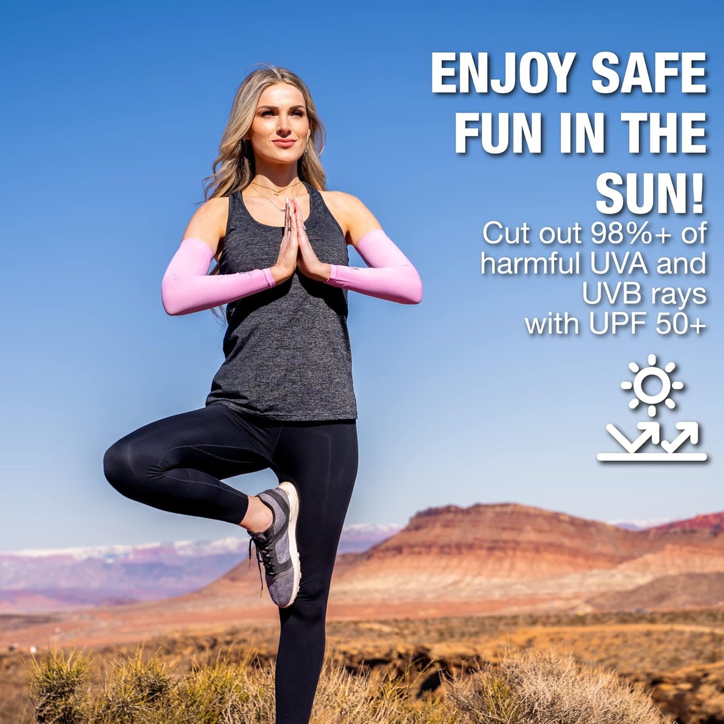 SportsTrail Cooling Arm Sleeves for Men & Women – Breathable, UV Sun Protection, Sports Arm Sleeves for Women, Men & Youth