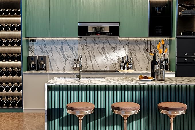 KoolMore KM-MLPOT-1SS 30 Inch Over-The-Range Low Profile Microwave, Built-in, 10 Levels, 13.5” Glass Turntable, 1000-Watt Power, Advanced Air Vent, and Heat Circulation, 30 in/1.2 Cu. Ft, Silver