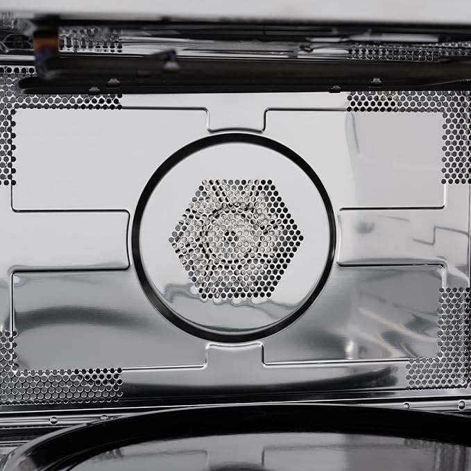 KoolMore Reserve 30 in. 1.6 cu. ft. Built-in Convection Microwave Oven with Air Fryer, 10 Power Levels, Sensor Cooking, Bake, Roast, Broil, Defrost, 1750 Watts, UL Certified in Black Stainless-Steel