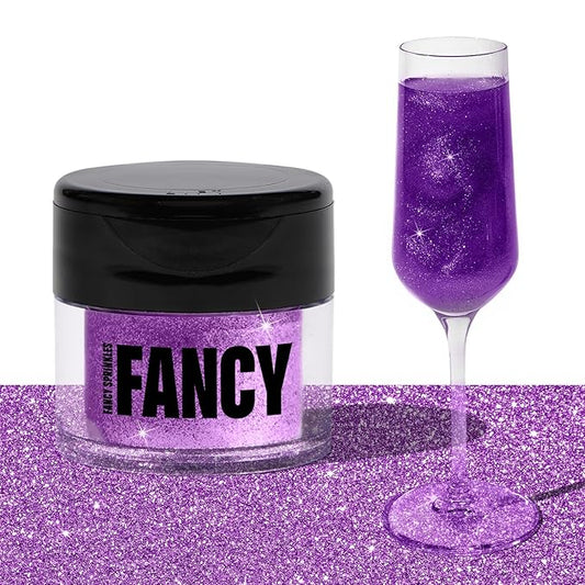 Fancy Sprinkles Halloween Amethyst Purple Premium Edible Glitter, 100% Edible Glitter for Sparkling Food & Drinks No Taste or Texture (4gm)