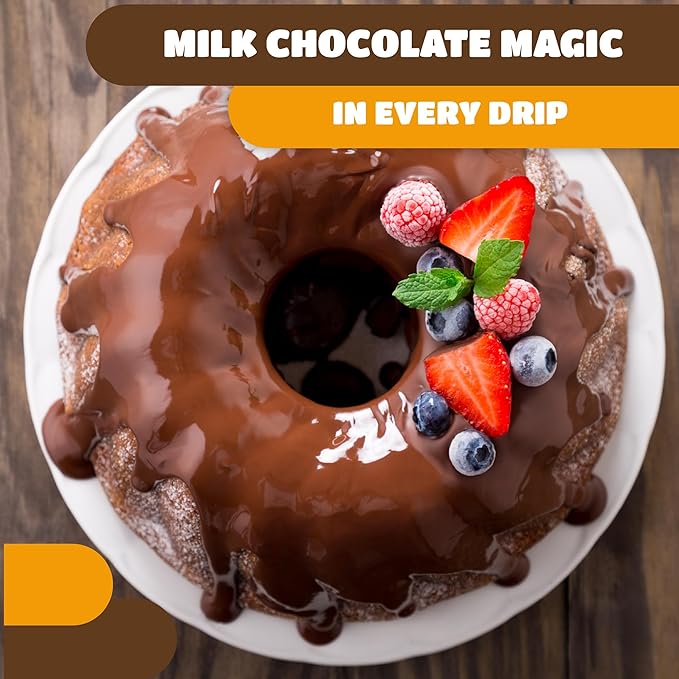 CrazyOutlet Merckens Milk Chocolate Melting Wafers - 2 Pound Pack - Bulk Melting Chocolate - Classic Smooth Candy Melts for Dipping, Molding, and Baking - Creamy Melts