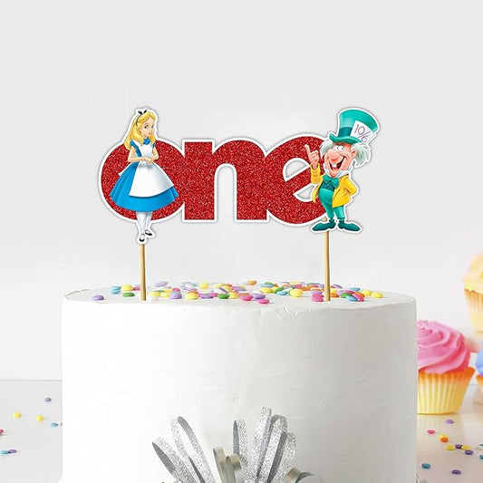 Seyal® Alice in Wondrland One cake topper