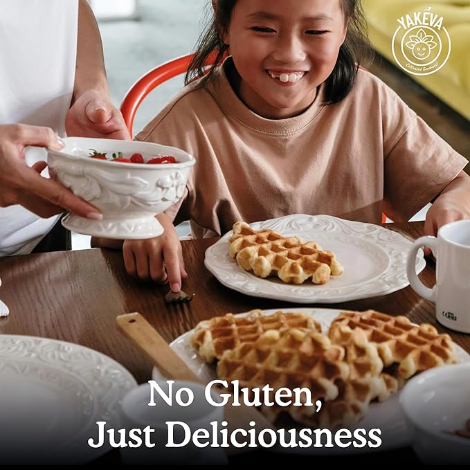 YAKÉVA Organic Cassava Flour - Gluten-Free Flour, Grain-Free, Nut-Free, Wheat Substitute, Paleo, Non-GMO, 100% Yuca Root, No Additives & Preservatives