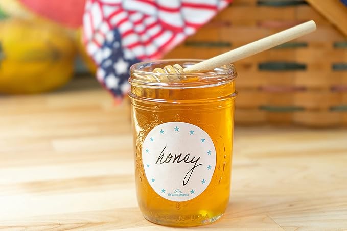 Dissolvable Food Labels for Canning, Pantry, Food Containers, and Mason Jar Food Prep Storage and Organization - Made in USA - Completely Washes Away -250 Labels - 2 Inch Round