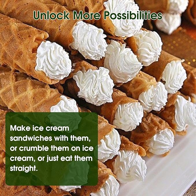 Pizzelle Maker Machine, Mini Non-stick Electric Pizzelle Cookie Baker for Holiday, Party, Treat (Ceramic Coating, 2 * 4") (ceramic coating)