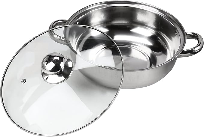 Rosewill Induction Cooker 1800 Watt, 5 Pre-Programmed Induction Cooktop, Electric Burner with Stainless Steel Pot 10" 3.5 QT 18-8, RHAI-15001