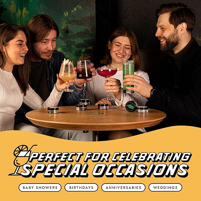 MONÉGASQUE Iconic Gold Edible Glitter for Drinks 10g – Edible Glitter for Cakes & Cocktails – Gold Sprinkles Spray for Food, Cupcake, & Cake Decorations – Halloween Cocktail & Drink Shimmer Powder