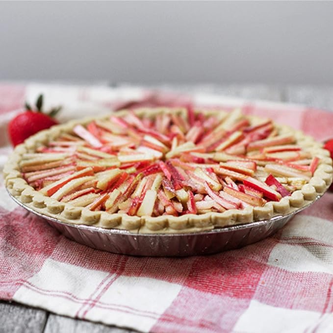 FUNSTITUTION Round Aluminum Pans with Lids (30 Pack) - 9 Inch Disposable Pie Pans - Round Aluminum Foil Pans For Baking, Grilling, Cooking, Storing, Prepping - Pie Tins with Lids