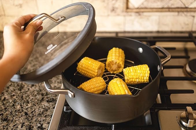 KITCHENATICS Round Cooling Racks for Cooking & Baking, Stainless Steel Steamer Rack, Canning Rack, Cake Cooling Rack - Circle Wire Cooling Rack for Air Fryer, Instapot, Cake Pans - 3PC 7.5", 9", 10.5"