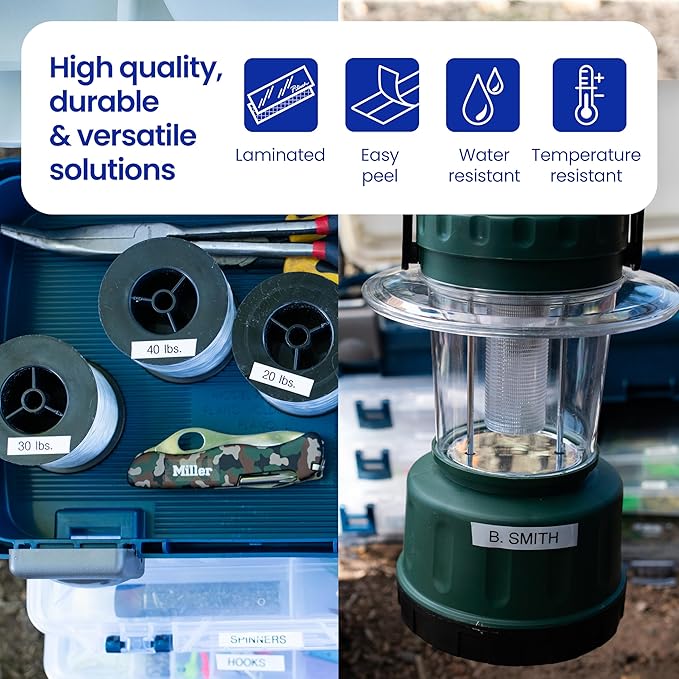 Brother Genuine P-Touch TZe Black Print on White Label Tape (TZeS211), Strong Adhesive Laminated,1/4in x 26.2ft (6mm x 8m), for Select P-Touch Label Makers, Water-Resistant, Extra Strength