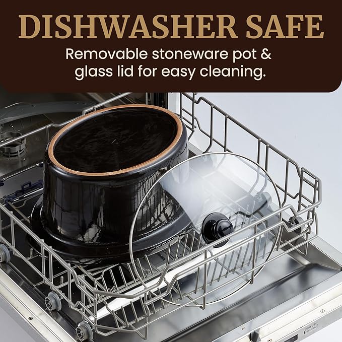 Elite Gourmet MST-900D 8.5Qt Digital Programmable XL Jumbo Slow Cooker, Adjustable Temp, Entrees, Sauces, Stews & Dips, Dishwasher Safe Glass Lid & Crock, Stainless Steel