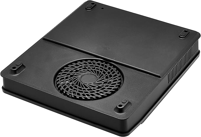 Amazon Basics 1800W Electric Portable Induction Cooktop, Induction Burner with Child Lock, Overheat Protection, Timer, 8 Power Settings, Up to 440°F, for Cookware with Diameter 5.7"-8.2", Black
