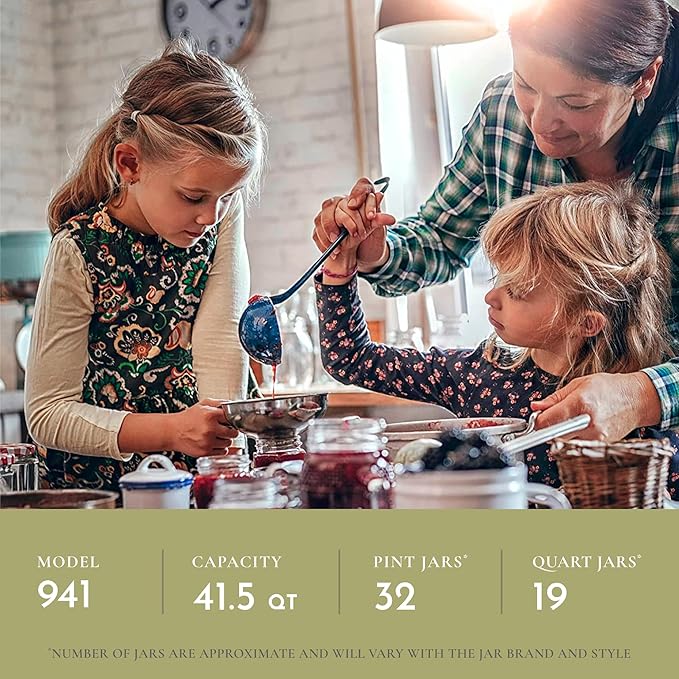 All American 1930: 41.5qt Pressure Cooker/Canner (The 941) - Exclusive Metal-to-Metal Sealing System - Easy to Open & Close - Suitable for Gas or Electric Stoves - Made in the USA