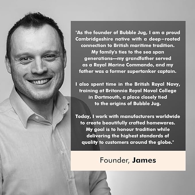 Gurgle Glug Jug The Bubble Jug® Duck Egg 50 fl oz 1.5L Litre Extra Large Pitcher - Fish Shaped Jug - Decorative Ceramic Glugging Cocktail, Water and Gin Vase and Gurgling Carafe Pot