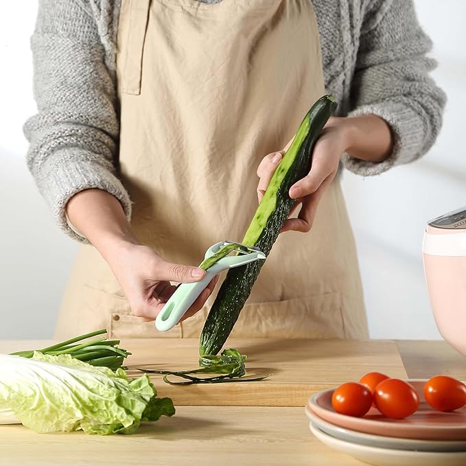 Fanmusic Swivel peelers - potato peelers，Fruit and vegetable peelers for kitchen (I+Y 2 pieces)