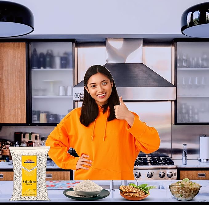 Rani Sabudana (Tapioca/Sago) Pearls 28oz (800g) ~ All Natural | Vegan | No Colors | NON-GMO | Indian Origin