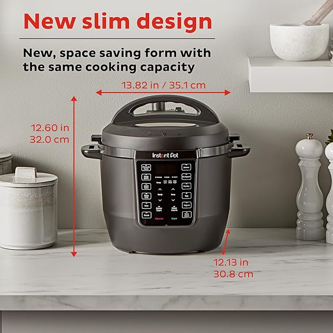 Instant Pot RIO, 7-in-1 Electric Multi-Cooker, PressureCooker, SlowCooker, RiceCooker, Steamer, Sauté, Yogurt Maker, & Warmer, Includes App With Over 800 Recipes, 6 Quart