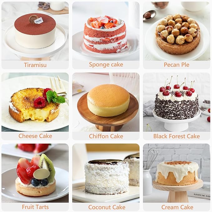 4 Inch Cake Pan Set of 4, Removable Bottom & Easy Releasing Mini Cake Pan, 304 Stainless Steel Round Cake Pan, Leakproof & Nonstick Small Cake Baking Pans, Non-Toxic & Healthy