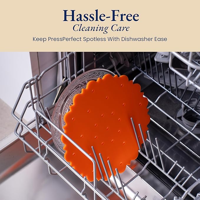 PressPerfect Silicone Pie Weight - Patented Blind Baking Insert for TartArt 9 Inch Tart Pan - Alternative to Ceramic Pie Weights for Baking Crust - No Puff Ups or Cracked Crusts