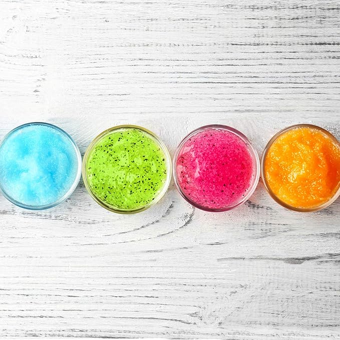 SATINIOR 6 Pack 2 oz Plastic Jars Containers with Lids Wide-mouth Refillable Leakproof Reusable Round Empty Jars for Travel Cosmetic Dry Food Spice Candy Cookie Home Kitchen Organizing(Black)