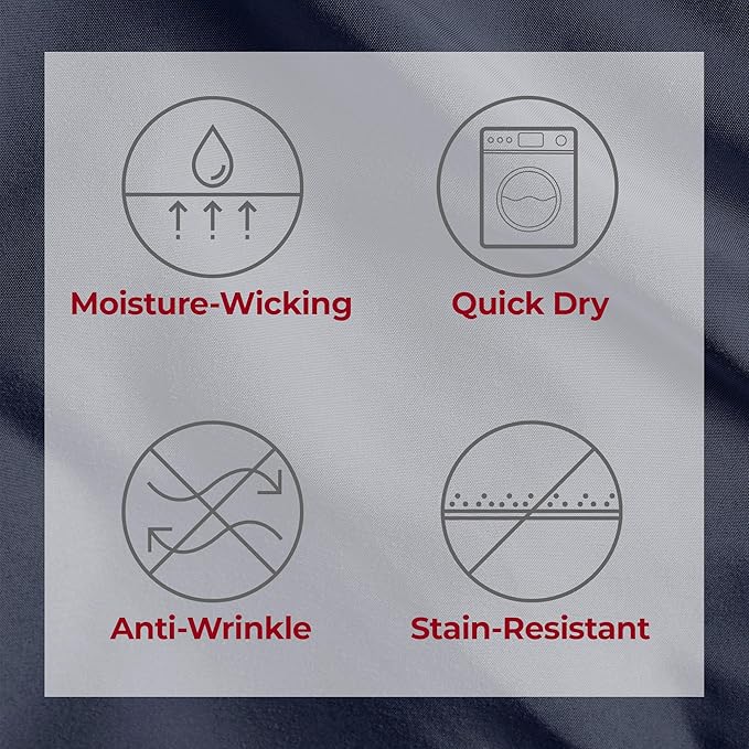 Mellanni Twin XL Sheets Set - 3 PC Iconic Collection Bedding - Hotel Luxury, Extra Soft, Cooling Bed Sheets - Wrinkle, Fade, Stain Resistant (Twin Extra Long, Navy Blue)