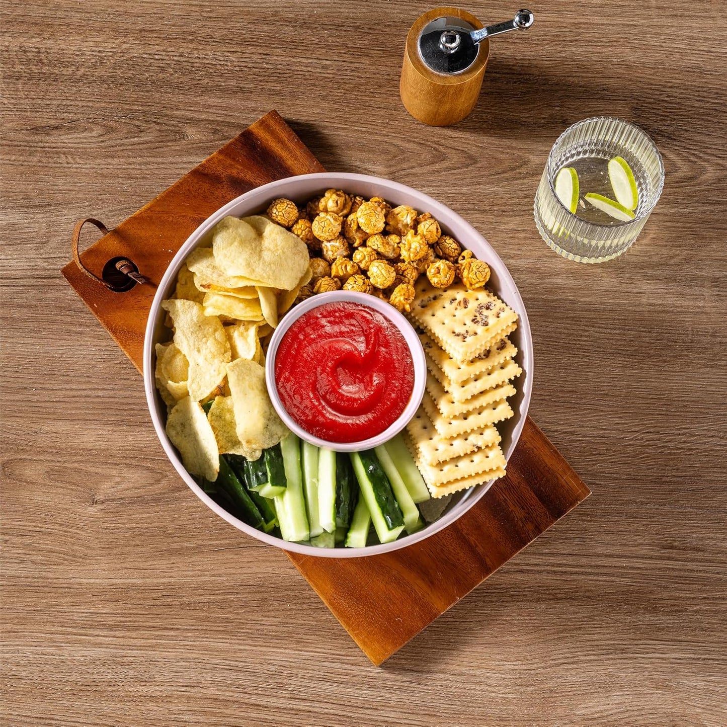 AmorArc 9.8’’ Ceramic Serving Bowls, 95 OZ Extra Large Salad Bowls Set of 2, Stoneware Oversized Bowls with Rustic Terracotta Underside for Salad, Soup and Dinner. Large Bowls for Entertaining &Gift